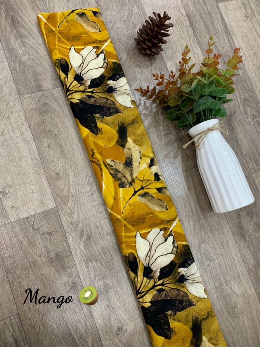 (2m x1.5m) Vải Lụa Mango Hoa Nhiều Mẫu