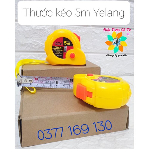 Thước kéo 5m yelang lỗ ban/số lớn