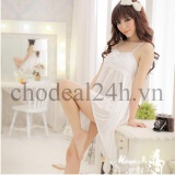 HCMÁo đầm ngủ quyến rũ Angel CDAN03 Chodeal24h Trắng Phi Thun