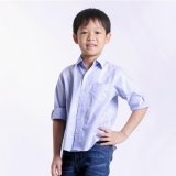 Áo sơ mi bé trai Ugether UKID22 (Xanh nhạt)