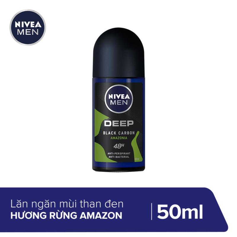 Lăn ngăn mùi Nivea Than Đen Hương Rừng Amazon 50ML - 85370 cao cấp