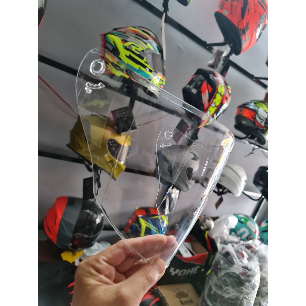 Kính trong rời thay thế nón bảo hiểm 3/4 KYT
