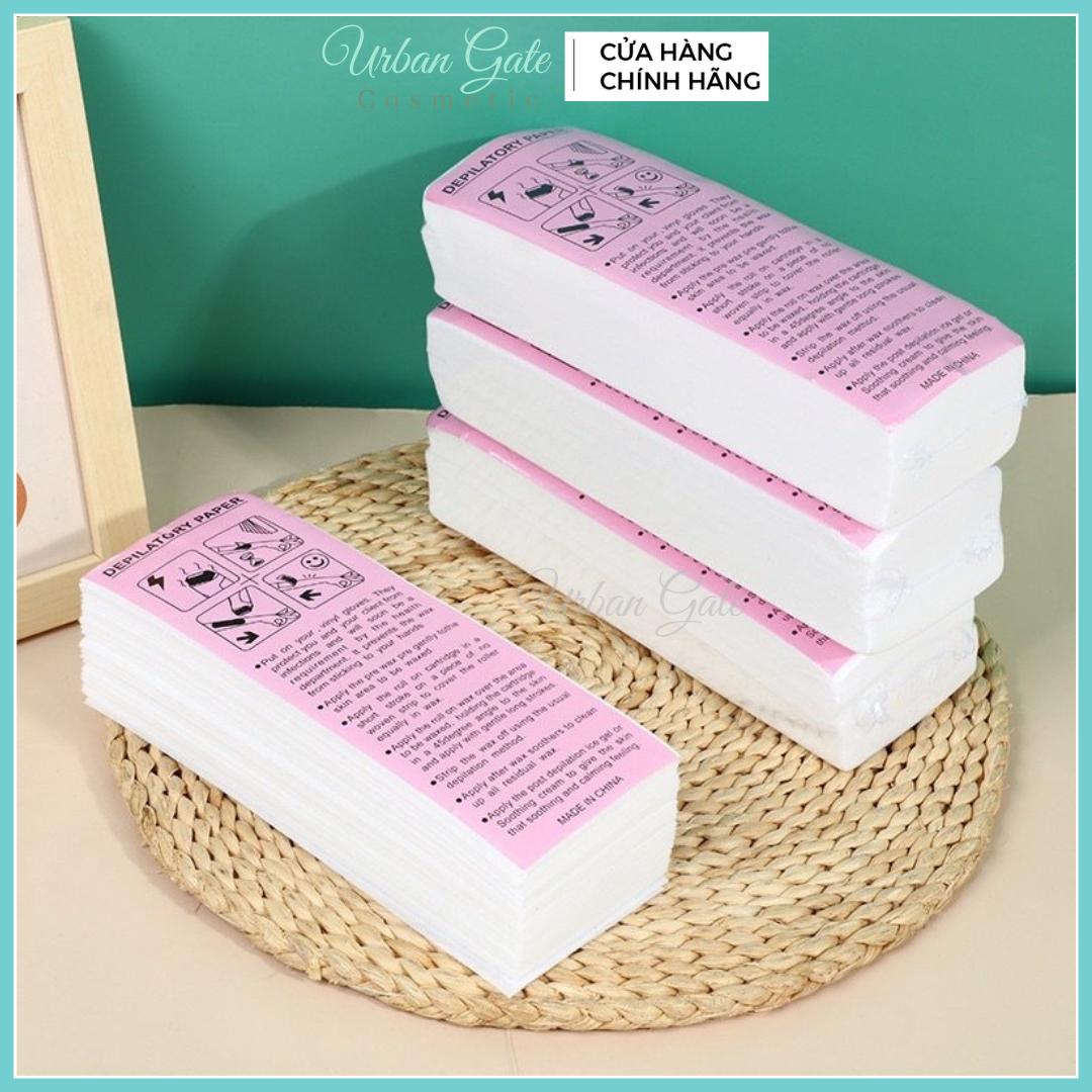Set 100 Tờ Giấy wax lông Depilatory Paper
