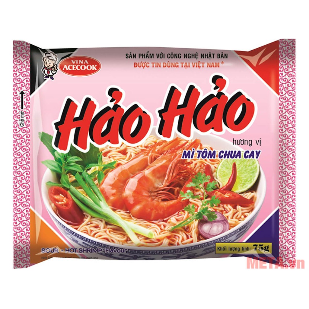 Thùng Mì Hảo Hảo Chua Cay 30 Gói