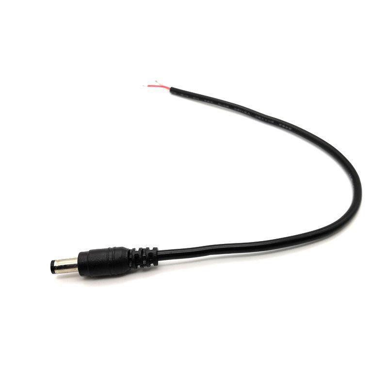 Dây nguồn DC đầu jack Đực 5.5x2.1mm đúc sẵn