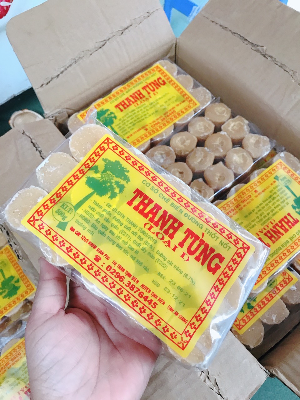 500gr Đường Thốt Nốt - An Giang Loại I (dạng viên nhỏ dễ dùng)