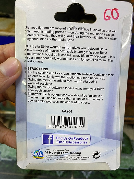 "Hoàn tiền đến 10%" KÍNH SOI CÁ BETTA OCEAN FREE
