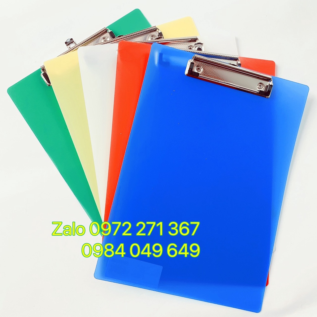 Trình ký nhựa a5 kích thước 22,7x15,7cm đủ màu - trình ký nhựa khổ dọc a4