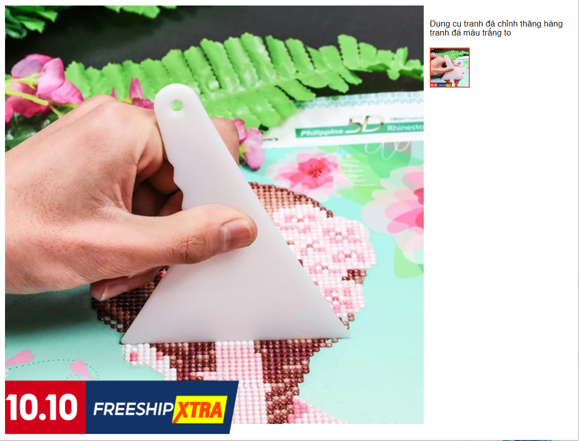 [HCM]DỤNG CỤ SỬA TRANH ĐÁ CHỈNH THẲNG HÀNG TRANH ĐÁ MÀU TRẮNG T01