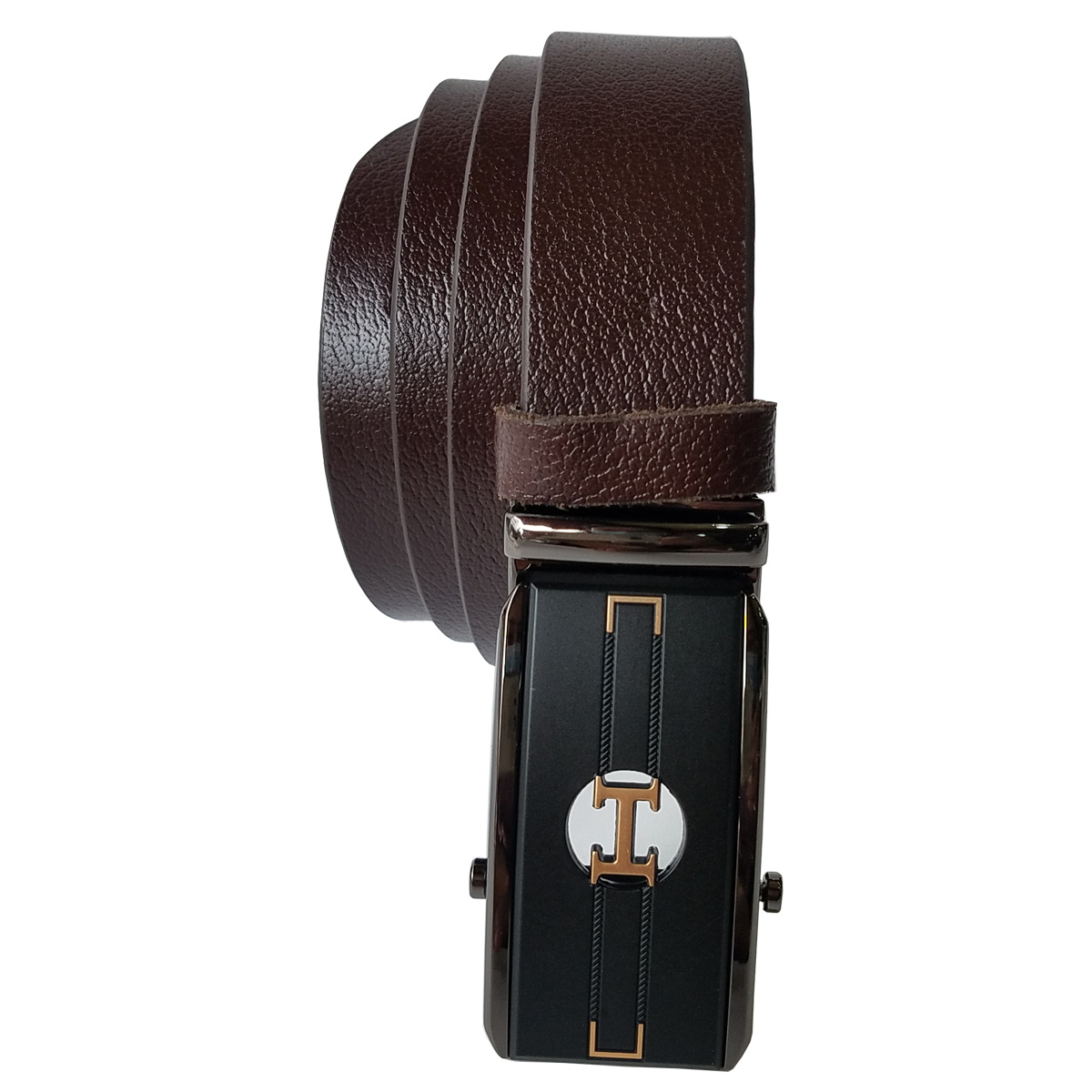 Thắt Lưng Nam BIGGBEN Đầu Con Lăn Da Bò Thật NNB74