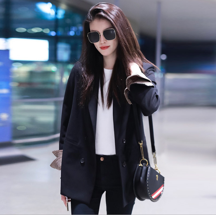 [Lấy mã giảm thêm 30%]ÁO BLAZER HÀN QUỐC 2 LỚP TÚI NẮP (ảnh thật/sẵn/có video)