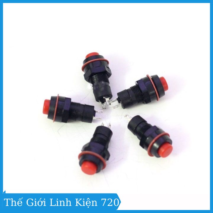 Nút Nhấn Đề Vỏ Nhựa - Giữ Trạng Thái