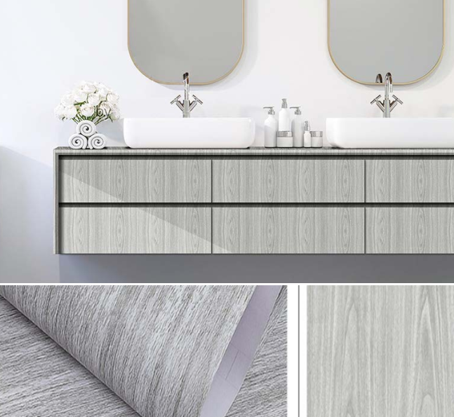 5m Decal giấy dán tường khổ 60cm nhiều mẫu ván mỏng