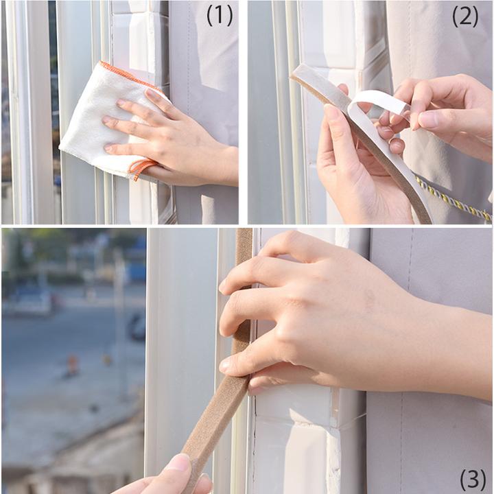 [Combo 2 Cuộn 2M] Ron Cách Âm Chống Ồn Dành Cho Cửa Sổ