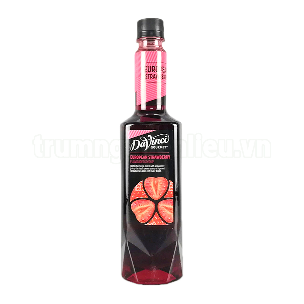 DVG Mixologist European Strawberry Syrup 750ml- Davinci vị Dâu chai 750ml