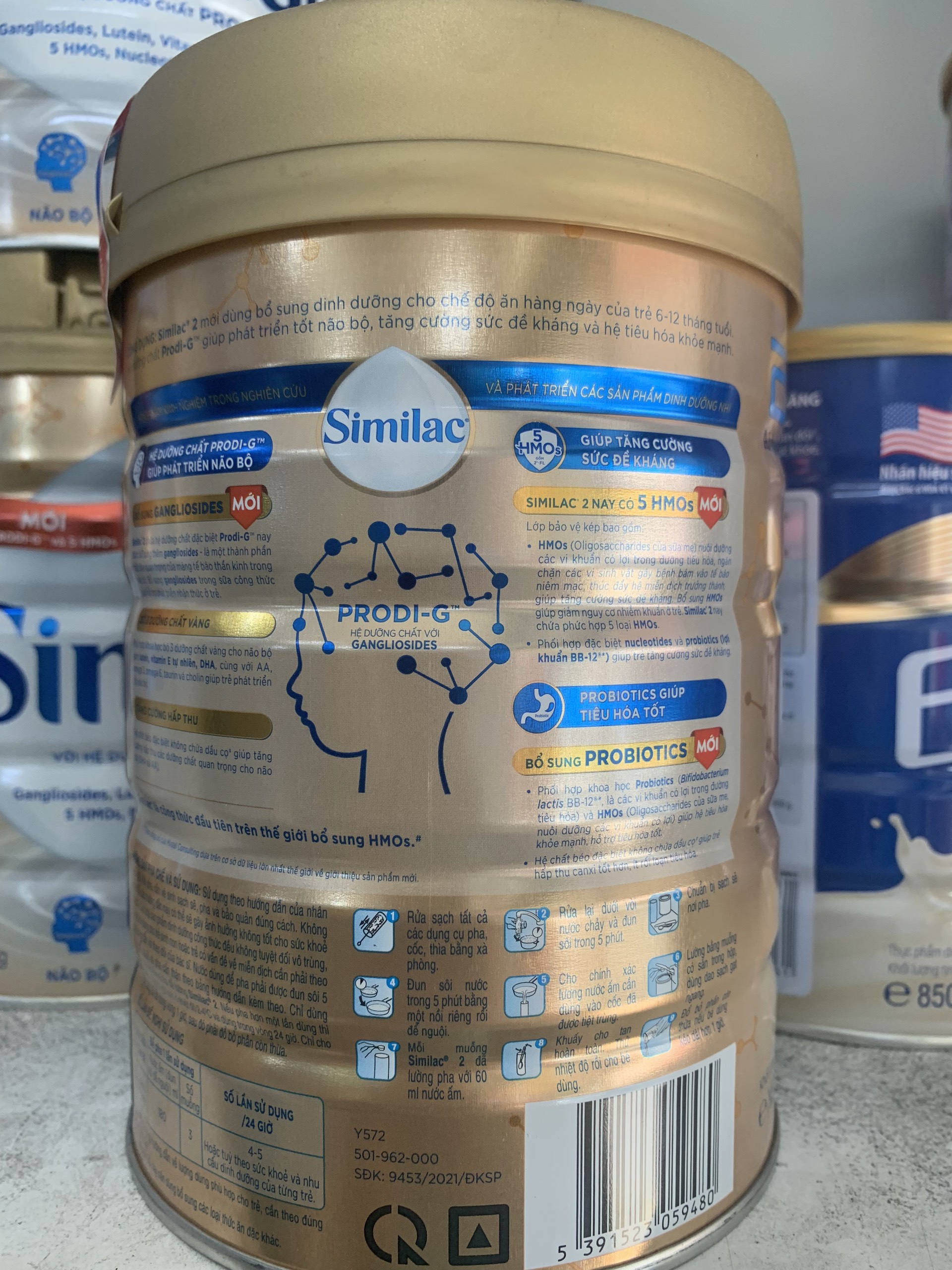 Similac 2 900g/lon Dinh Dưỡng 5G Mới date 1/2024