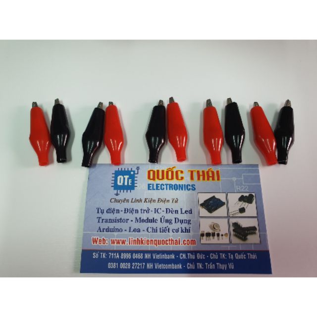 Combo 5 cặp kẹp cá sấu nhỏ