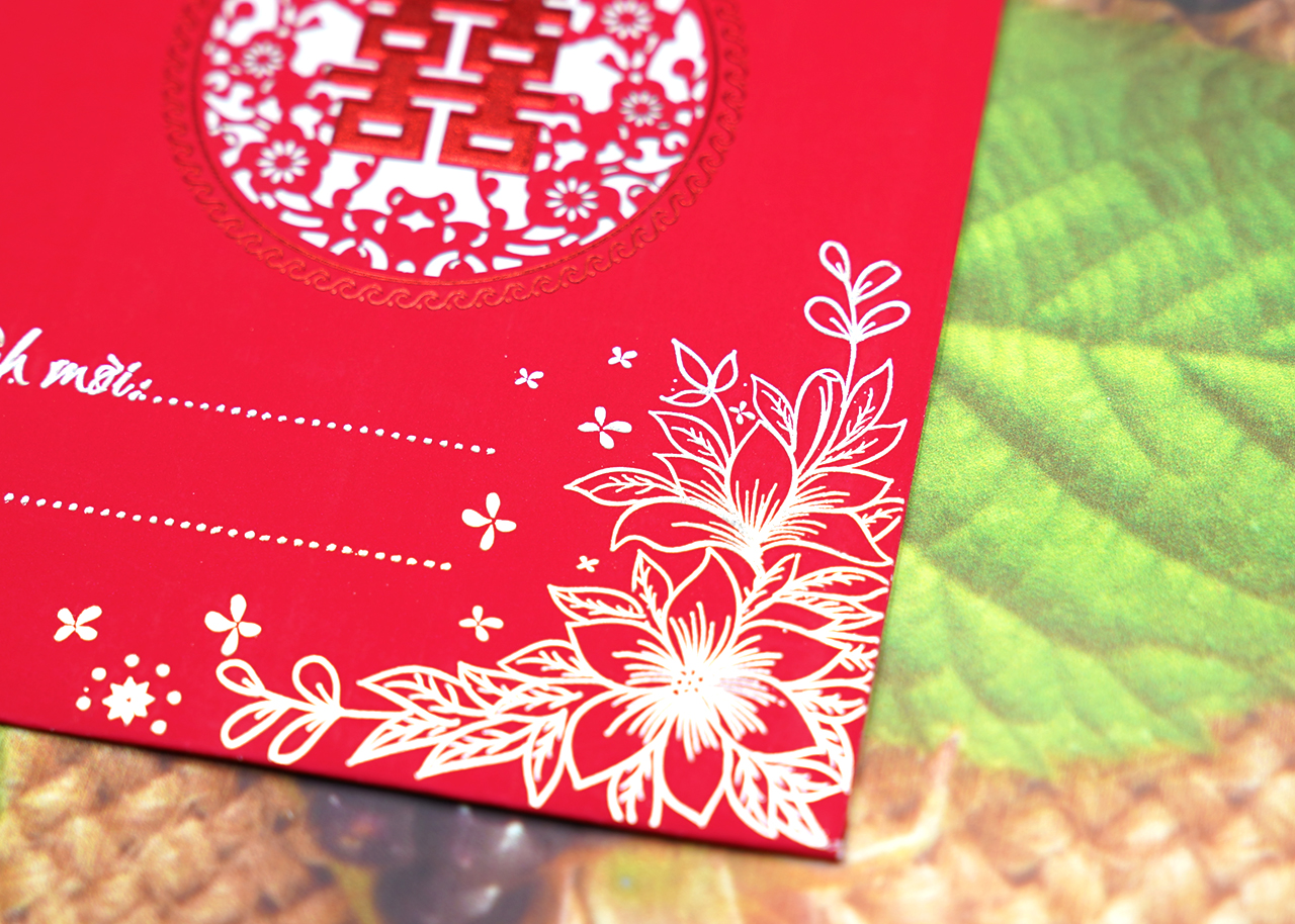Thiệp cưới truyền thống ON15