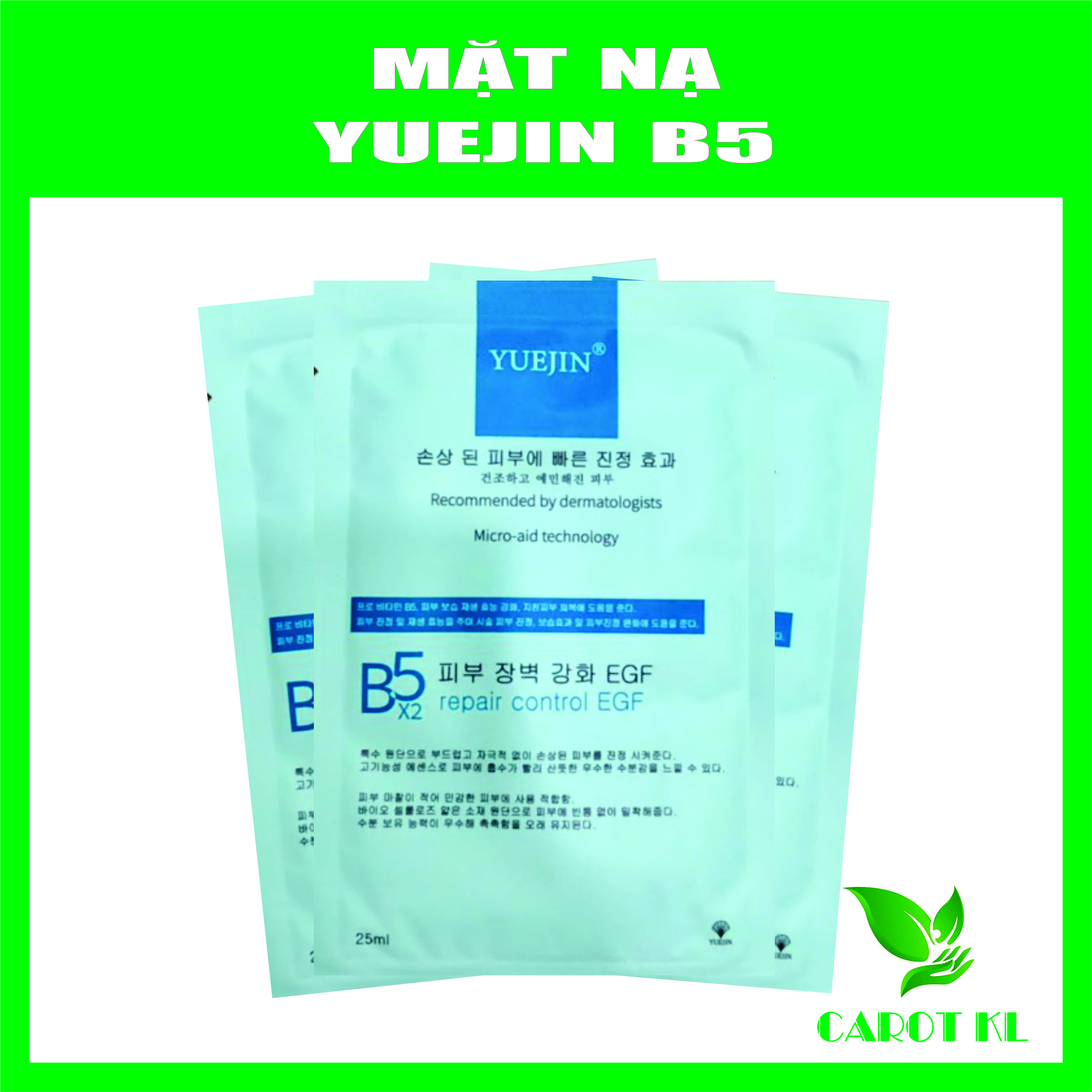 Mặt nạ yuejin b5 & egf