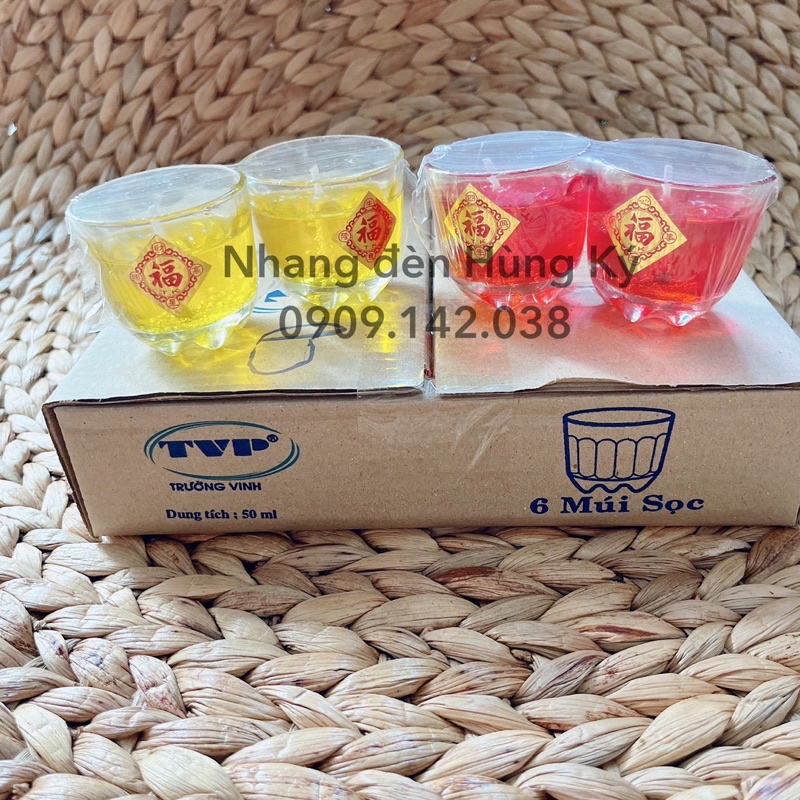 Đèn cầy ly múi