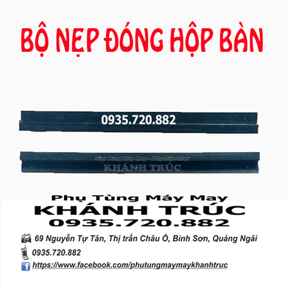Bộ nẹp đóng hộp bàn máy may công nghiệp