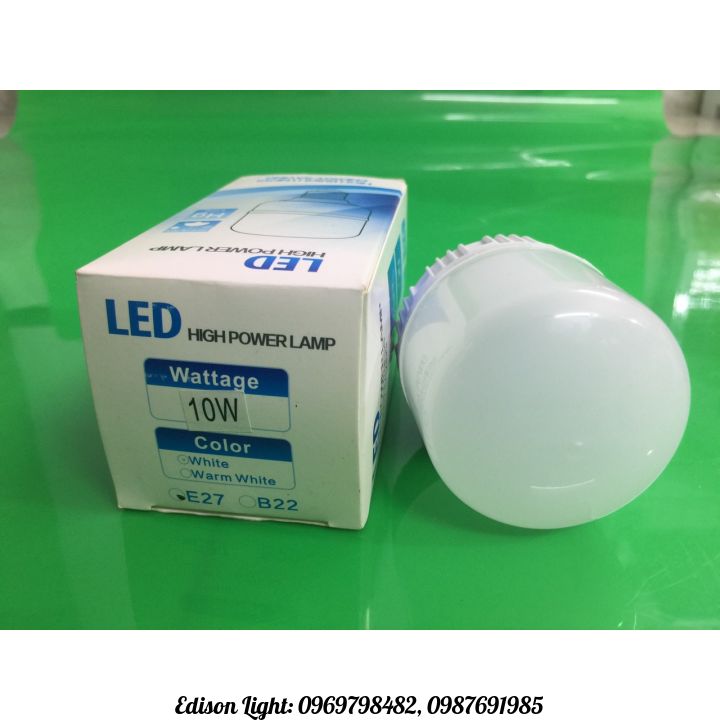 Đèn Led Bulb , Công suất 10W, Ánh Sáng Trắng