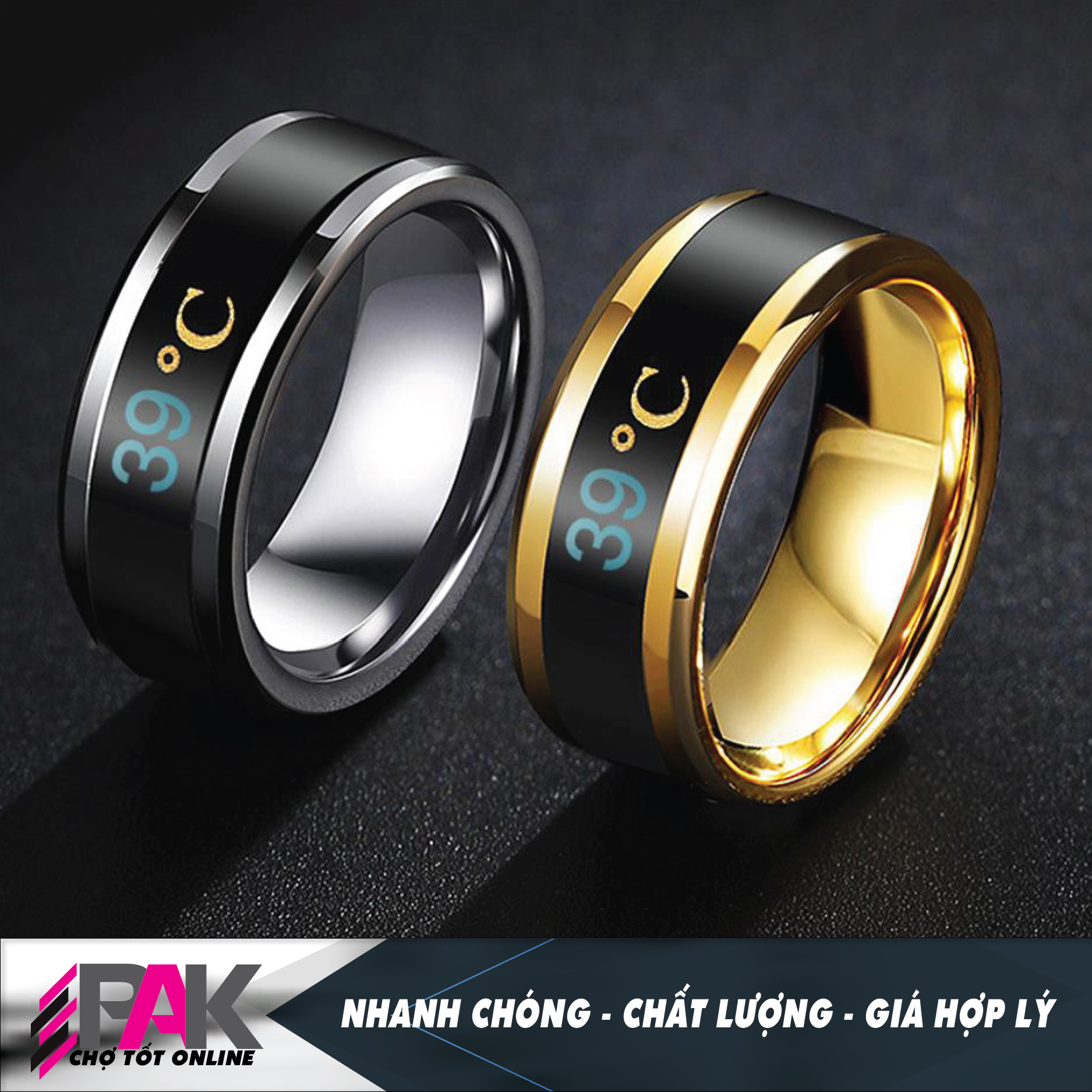 [HCM]Nhẫn cảm biến nhiệt
