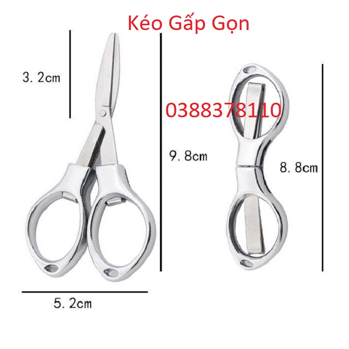 Kéo gấp gọn, dụng cụ phụ kiện câu cá - kgg