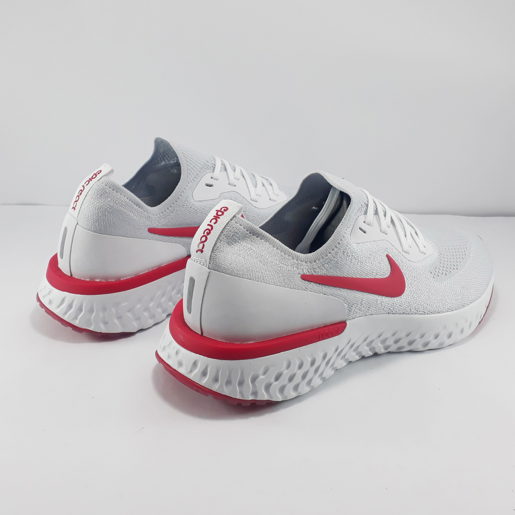 Giày Sneaker Epic React Flyknit White/red
