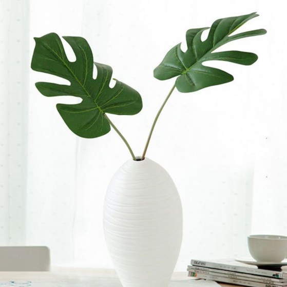 Lá Rùa Giả , Cành Lá Trầu Bà Trang Trí Sinh Nhật, Nhà Cửa, Phòng Ngủ Liz Home