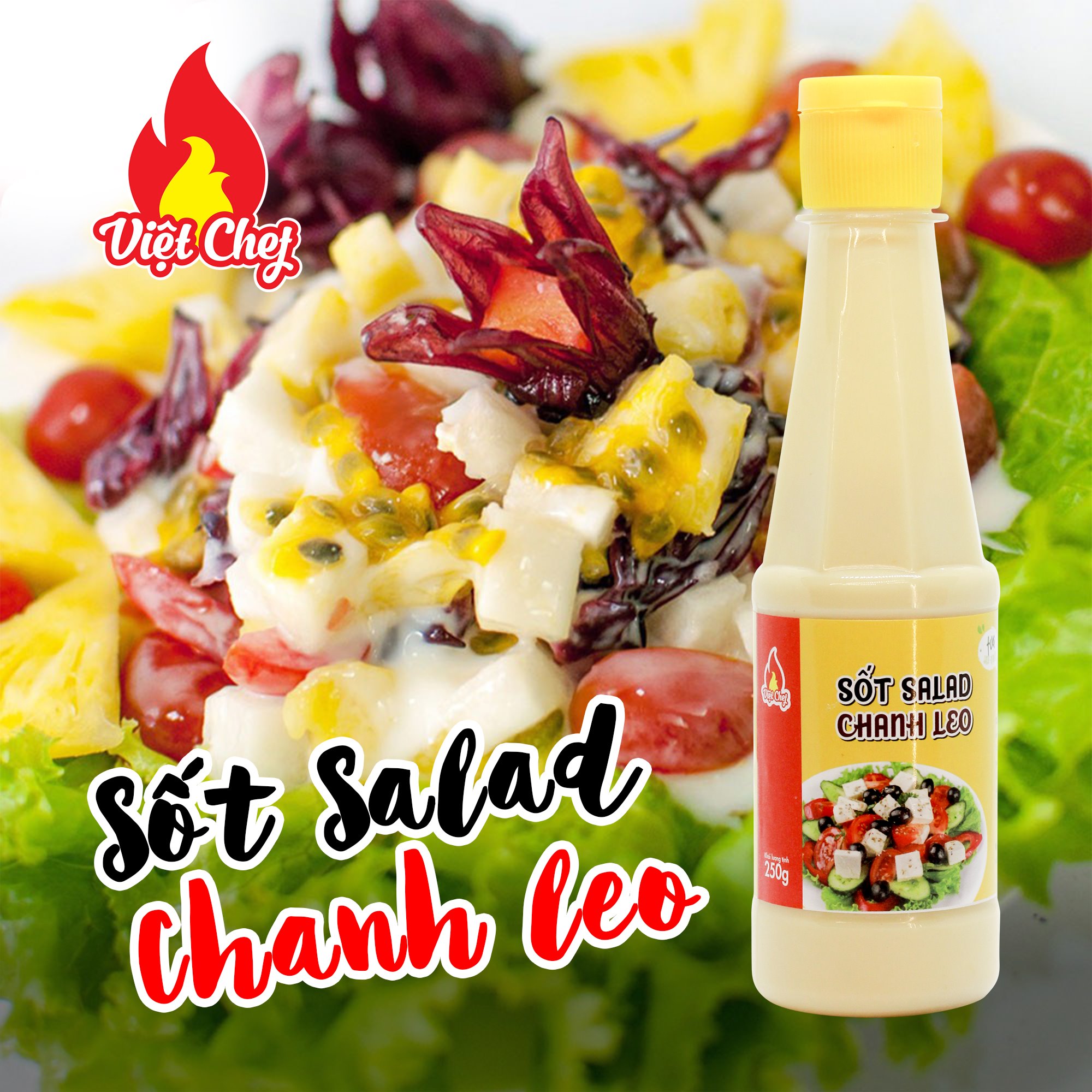 [HCM]SỐT SALAD CHANH LEO - CHAI 250G