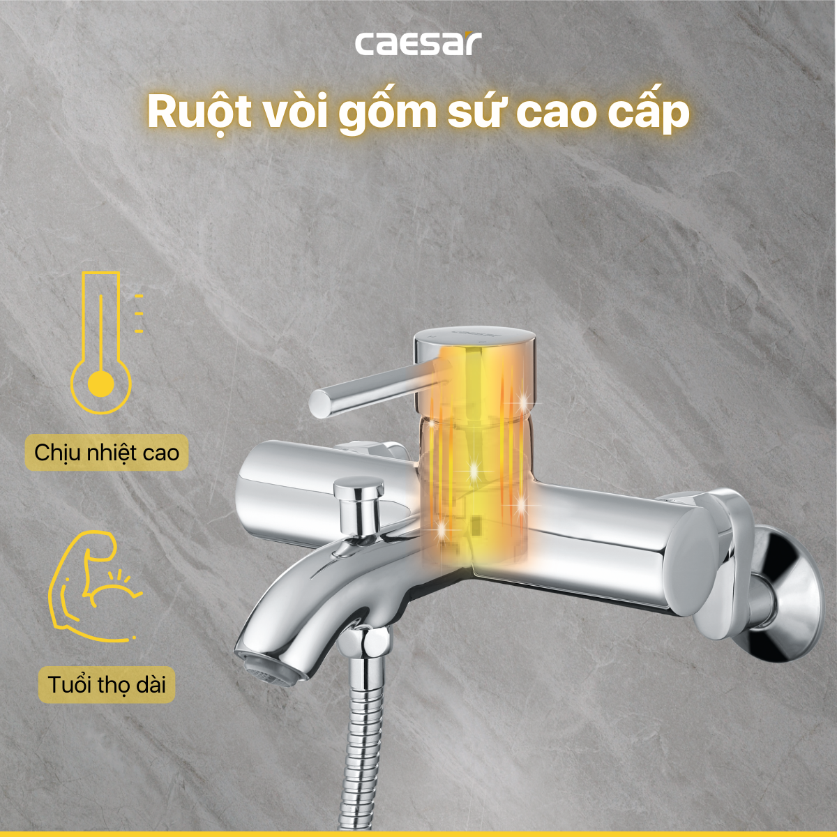 Vòi Sen Nóng Lạnh - S523C