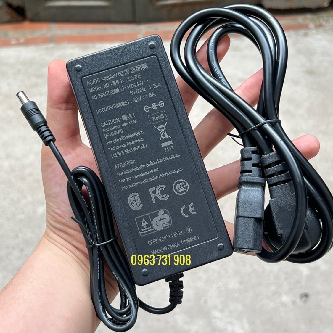 Adapter Nguồn 32v 5a Bảo hành 12 tháng