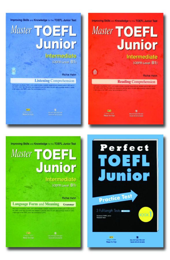 [TRỌN BỘ] Master TOEFL Junior - 17 Books | Tặng kèm link AUDIO