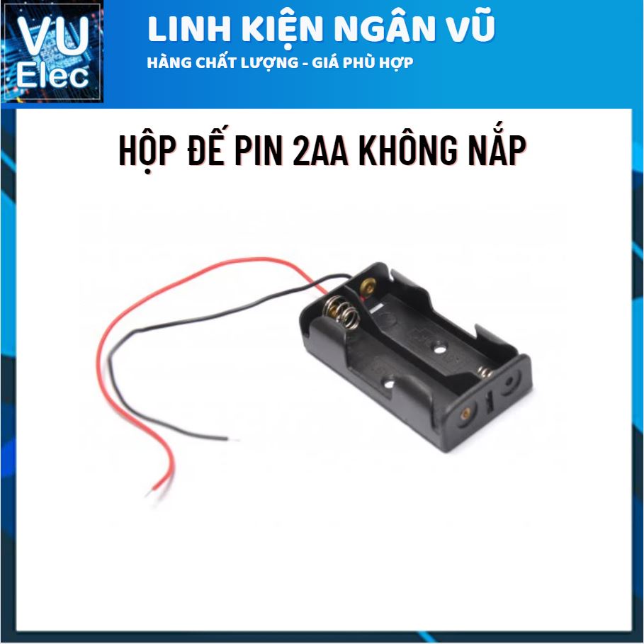 Hộp Đế Pin AA - pin con thỏ to