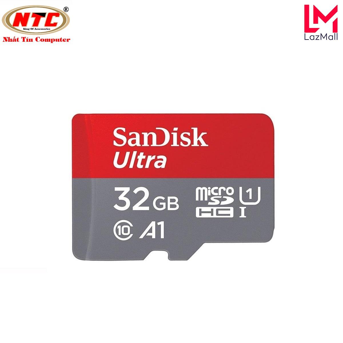 Thẻ nhớ MicroSDHC SanDisk Ultra A1 32GB Class 10 U1 98MB/s - box Hoa (Đỏ)
