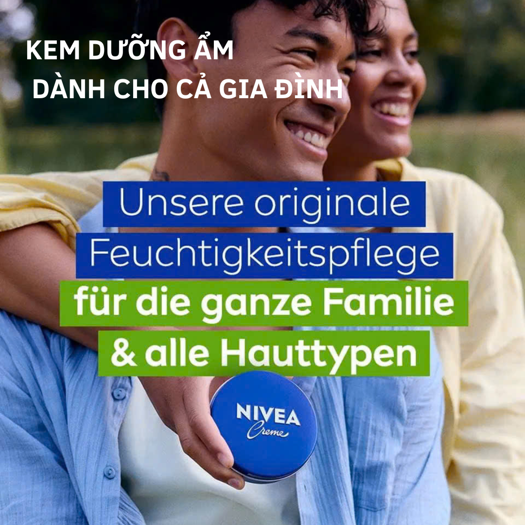 Kem dưỡng ẩm Nivea Creme hộp thiếc xanh (Đức)