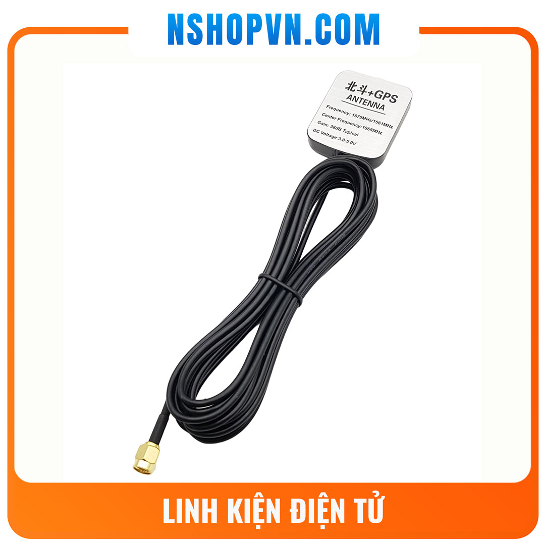 Anten định vị gps bd 25dbi đầu ra sma