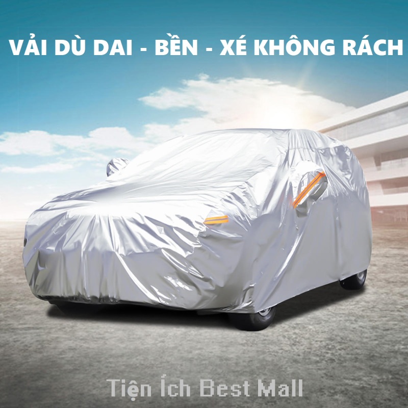 Bạt phủ xe ô tô, bat phu xe 4 cho, bat phu xe 7 cho, bạt phủ xe hơi cho xe 4 chỗ đến 7 chỗ theo size, tấm che nắng ,phản quang chống nóng, mưa, xước sơn BPX
