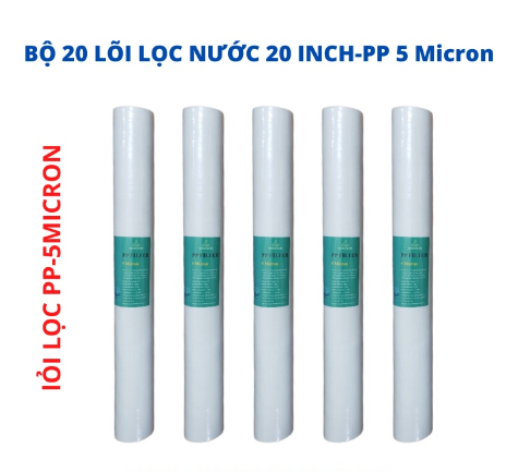 Combo 5 lõi lọc thô PP 20inch số 1