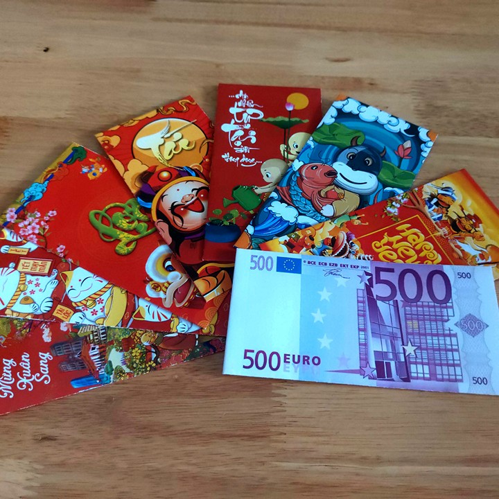 Red packets, maple red packets plaited, combo 50 cover cute