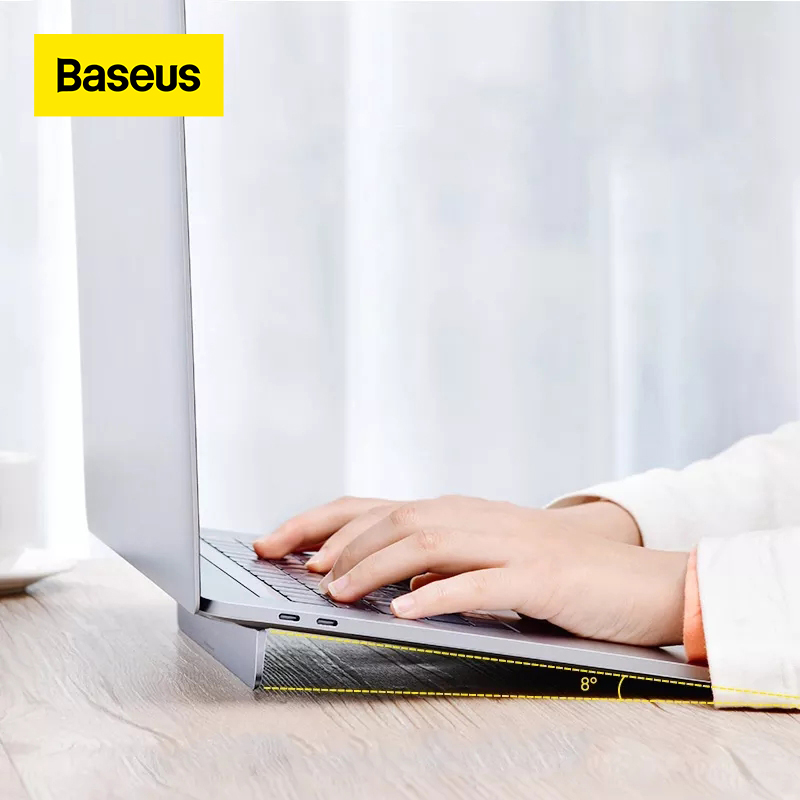 Baseus Bàn Để Laptop Pro Nhôm Gấp Laptop Giá Đỡ Laptop Giá Đỡ Đứng Cho 11