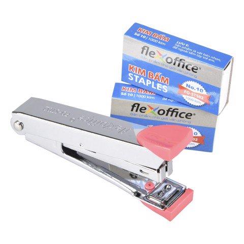 BẤM KIM SỐ 10 CAO CẤP + TẶNG 2 HỘP KIM BẤM SỐ 10