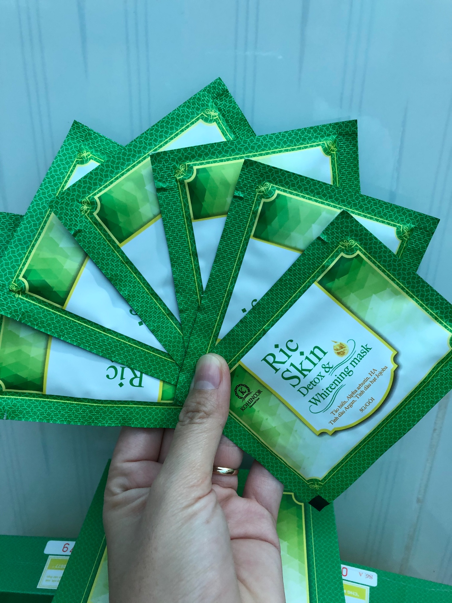 [HCM]Mặt nạ thải đôc Ric skin (1h 6 gói )