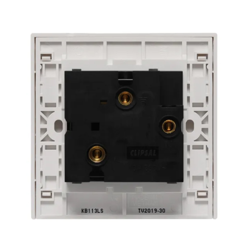 Bộ ổ cắm đôi 2 chấu 10A màu Trắng hoặc màu Xám Bạc, dòng vuông Vivace - Schneider Electric - KB426US2_WE_G19; KB426US2_AS_G19