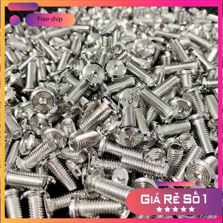Ốc thái đầu dẹp 6li12, 6li20, 8li12, 8li20