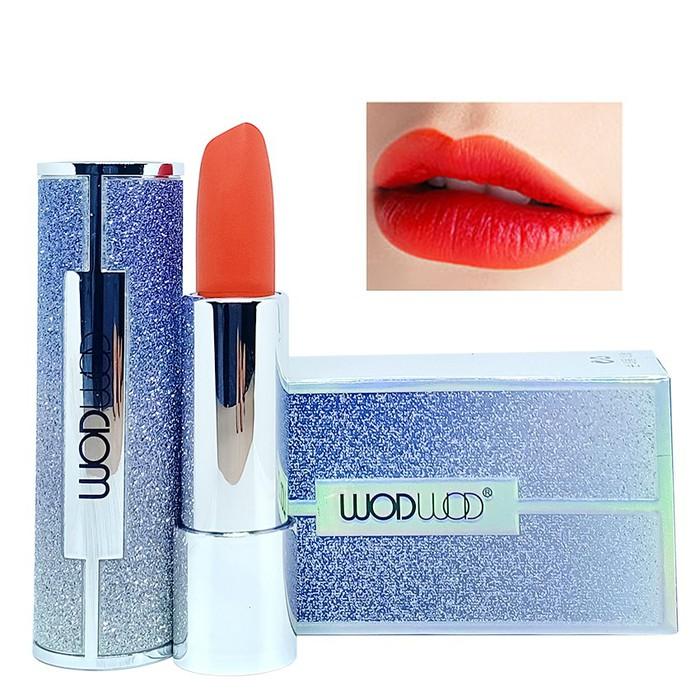 Son môi lì mịn môi Wodwod Lipstick Hàn Quốc 3.8g (196 cam đất)