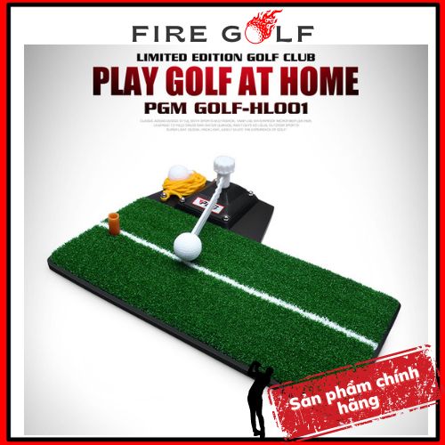 Thảm tập Swing golf Green Power PGM CHÍNH HÃNG HL001-4 giữ bóng 3 trong 1