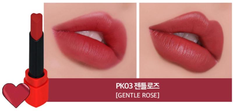 Son lì thỏi trái tim lâu trôi Holika Holika Heartcrush