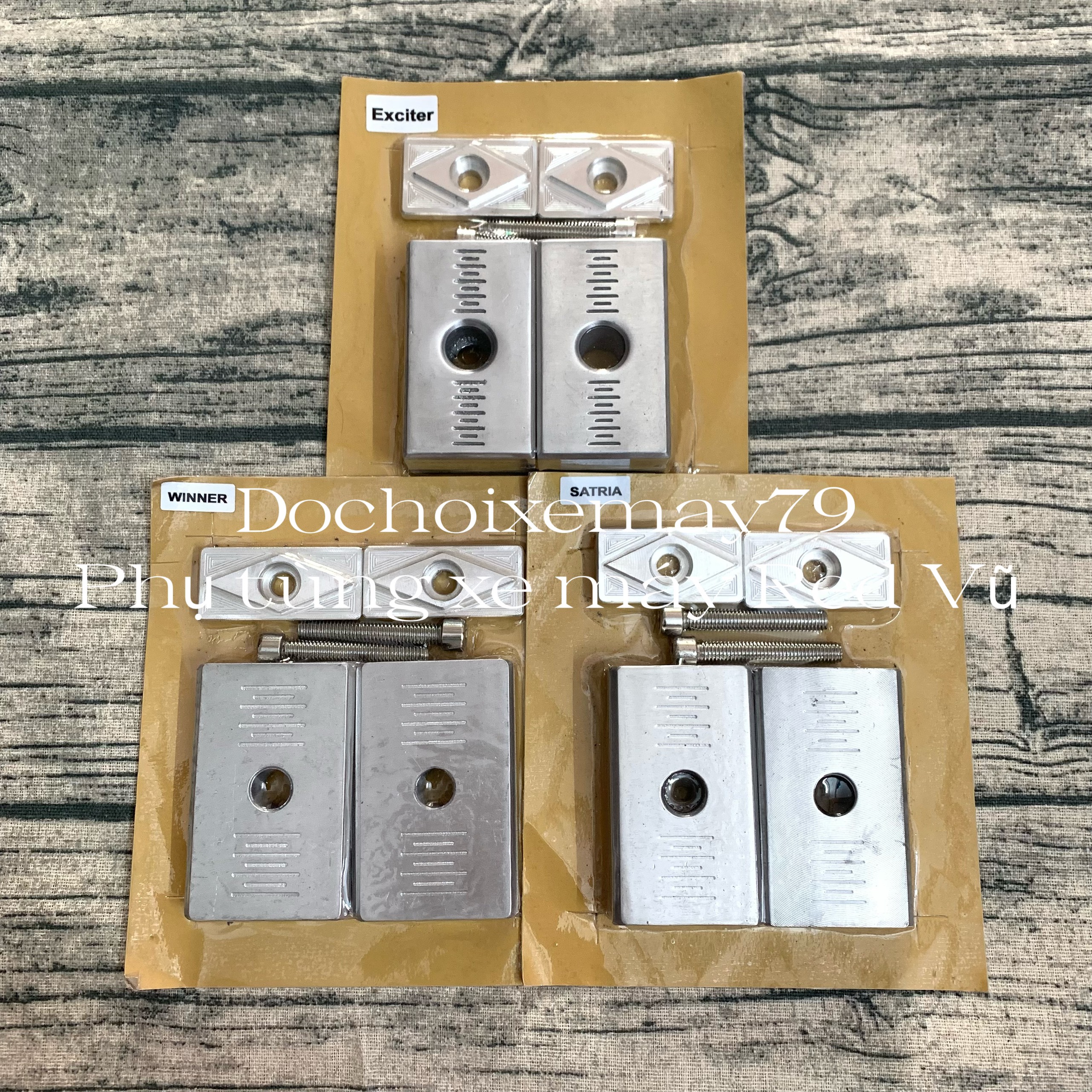Bộ pát tăng sên âm Ex150 , Winner , Satria nhôm cnc nguyên khối